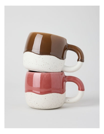 Cascade Mug in Burgundy