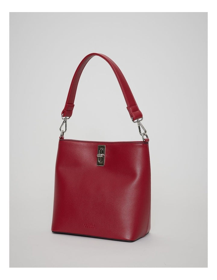 Emilie Crossbody Bag in Red