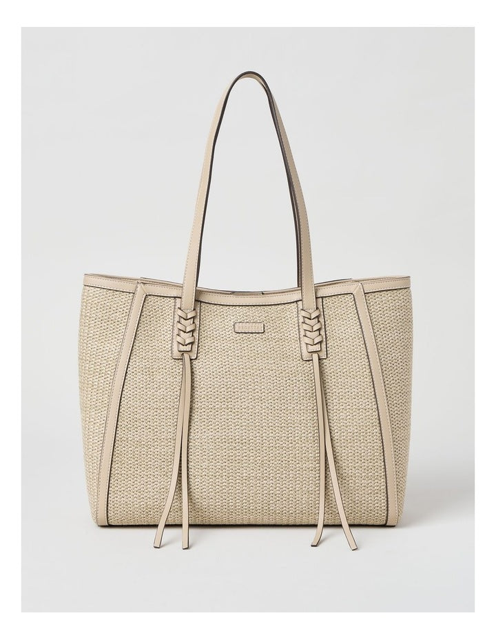 Brenda Tote Bag in Stone