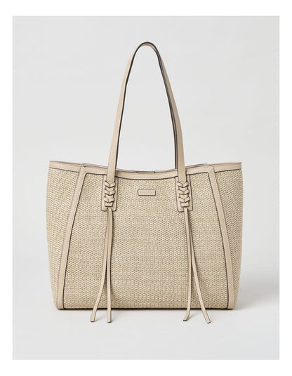 Brenda Tote Bag in Stone