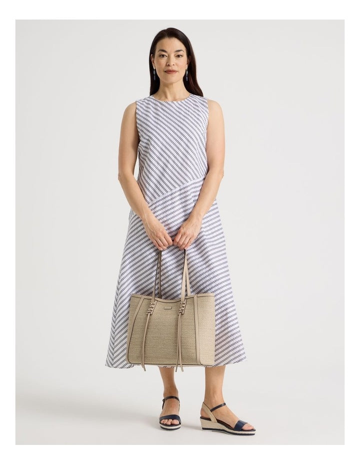 Brenda Tote Bag in Stone