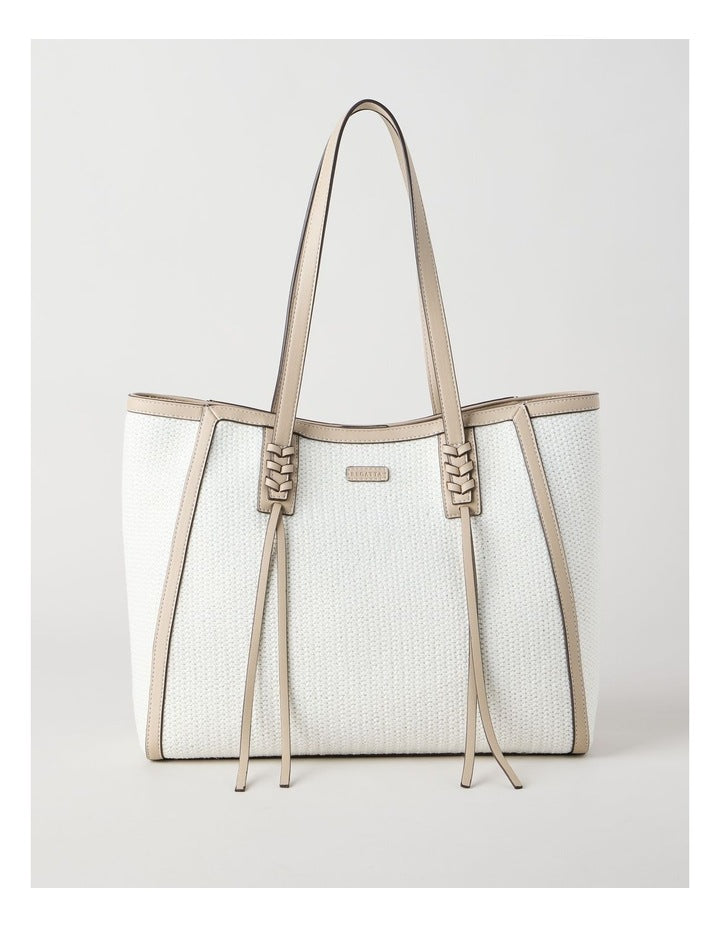 Brenda Tote Bag in White