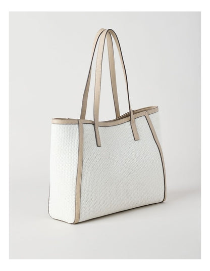 Brenda Tote Bag in White
