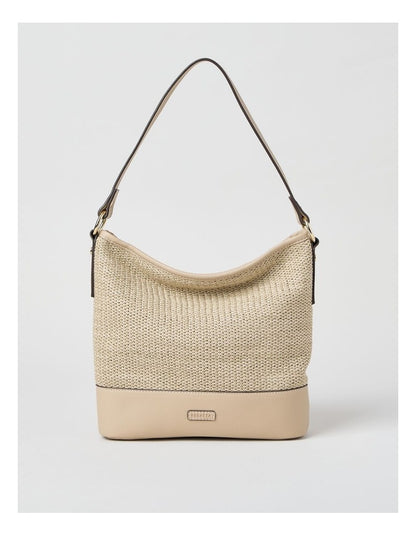Brenda Shoulder Bag in Stone