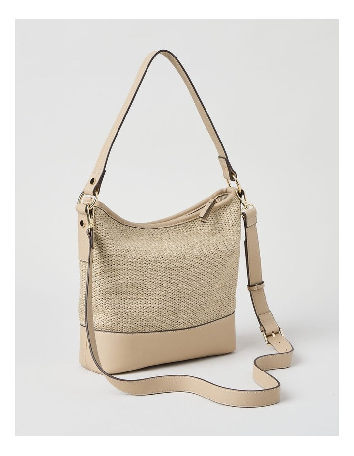 Brenda Shoulder Bag in Stone