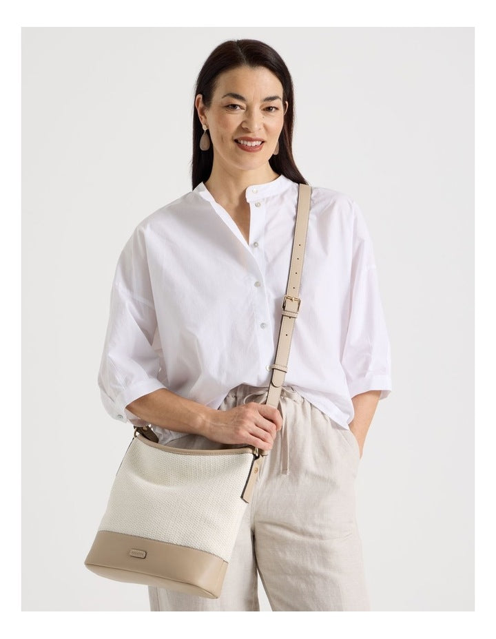 Brenda Shoulder Bag in White