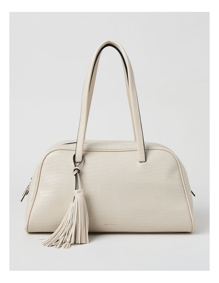 Nicole Tote Bag in Ivory