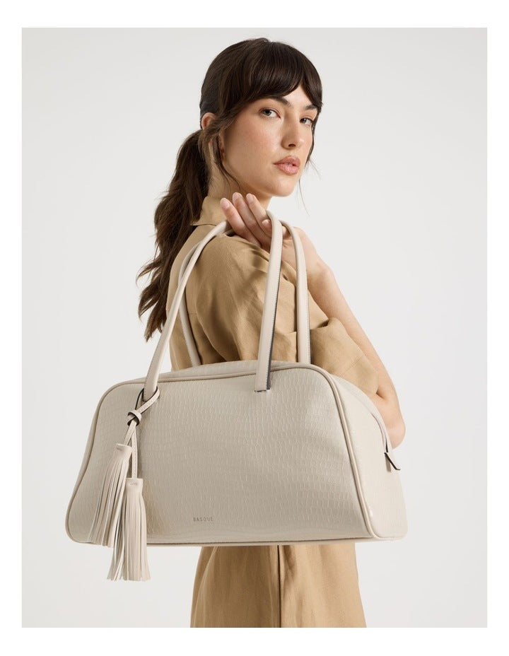 Nicole Tote Bag in Ivory