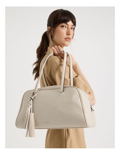 Nicole Tote Bag in Ivory