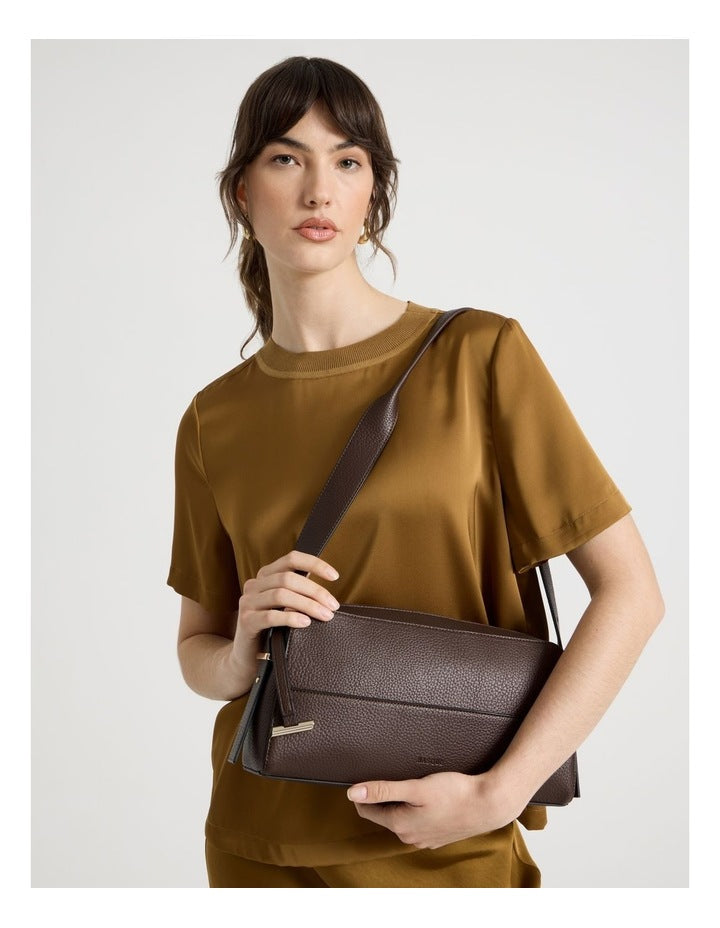 Kellie Shoulder Bag in Espresso