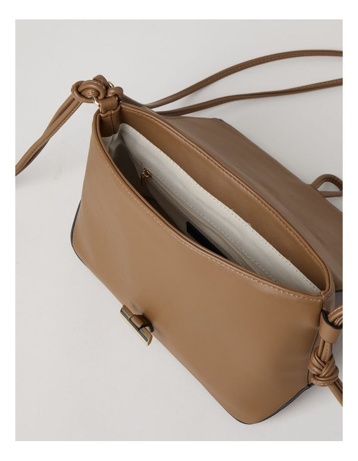 Bec Crossbody Bag in Tan