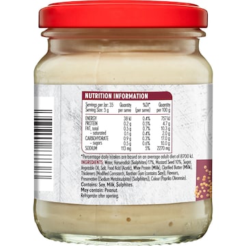 MasterFoods Horseradish Cream 175g