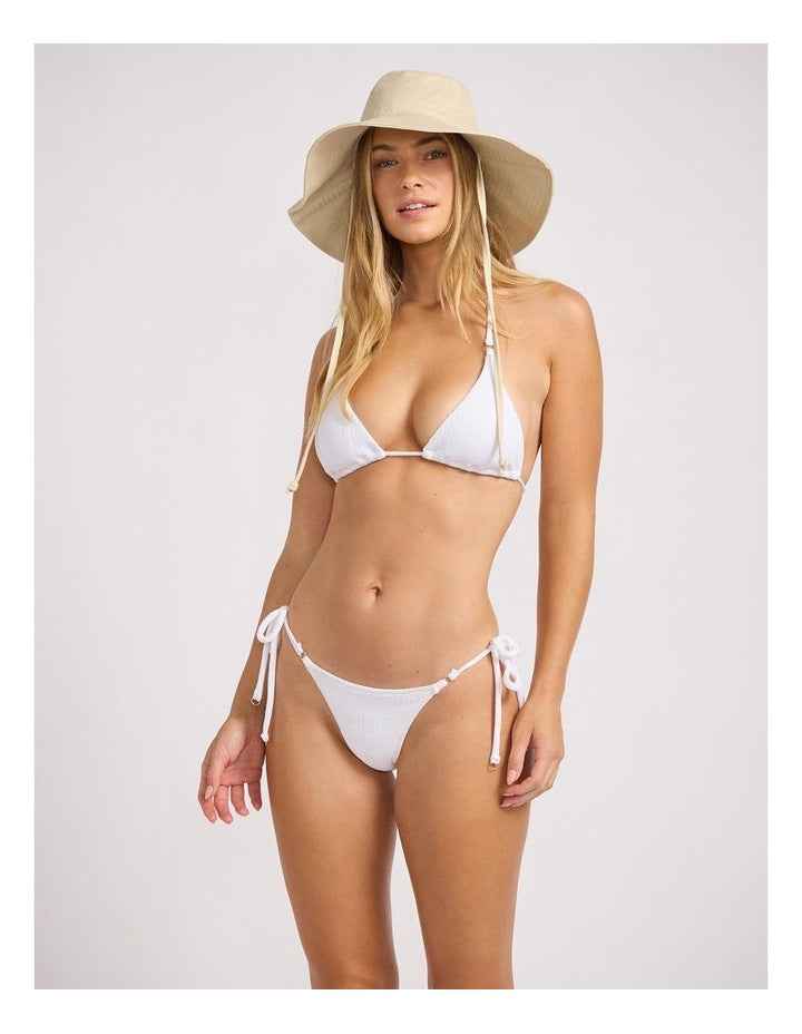 ShadyLady Tie Up Bucket Hat in Ecru