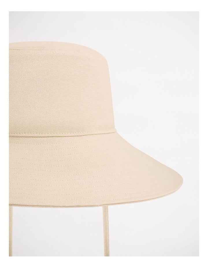 ShadyLady Tie Up Bucket Hat in Ecru