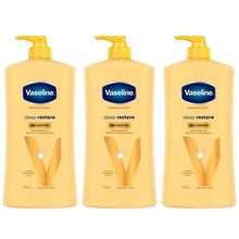 Vaseline Intensive Care Deep Restore Body Lotion 3 x 750ml