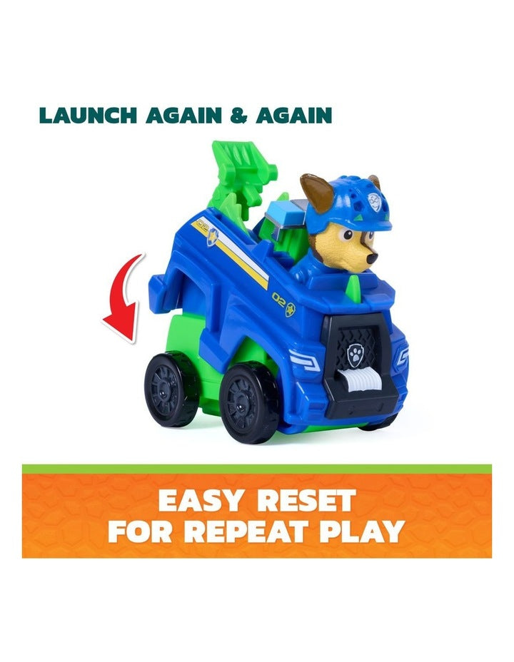 The Dino Movie Jump Shift Racers with Transforming Flip Action Vehicle, Preschool Toys for Girls & Boys Ages 3+