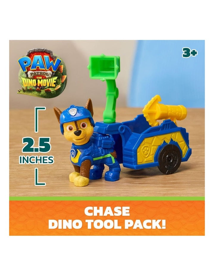 The Dino Movie, Dino Tool Pack, 2.5-Inch Action Figure with Rescue Trailer and 2 Interchangeable Tools, for Ages 3+
