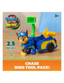 The Dino Movie, Dino Tool Pack, 2.5-Inch Action Figure with Rescue Trailer and 2 Interchangeable Tools, for Ages 3+