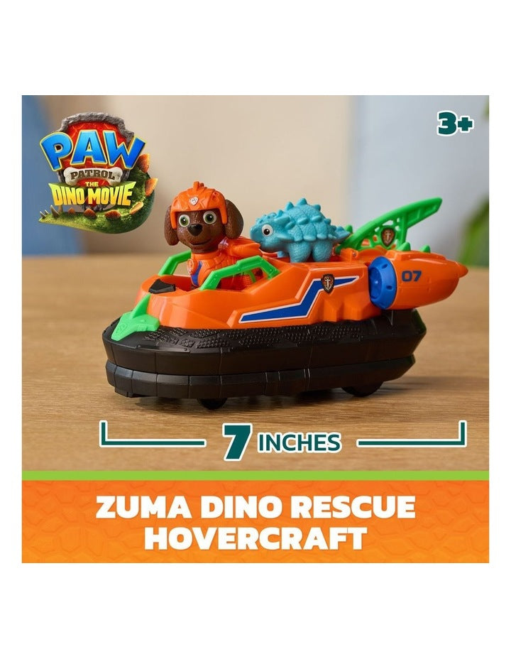 The Dino Movie, Zuma Dino Rescue Hovercraft with Extending Rescue Claw, Collect 2 Action Figures & Vehicles