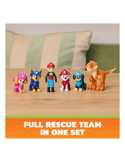The Dino Movie, Dino Adventure Pack, Collect 6 Action Figures including Ryder, Rex, and Timmy the T-Rex