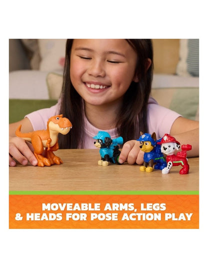 The Dino Movie, Dino Adventure Pack, Collect 6 Action Figures including Ryder, Rex, and Timmy the T-Rex