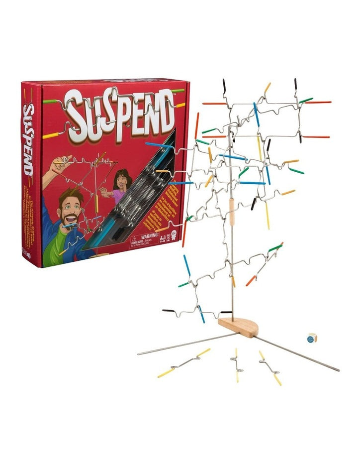 Spin Master Games, Suspend, A Balancing Family Game of Tricky Hangs & Steady Hands, Family Game Night, Learning Toy