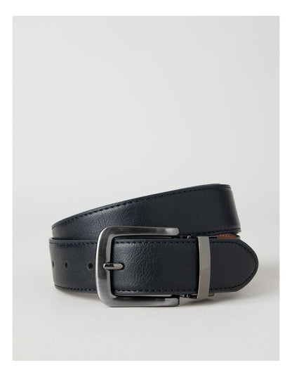 REVERSIBLE BELT & BRACELETTE GIFT SET BLACK
