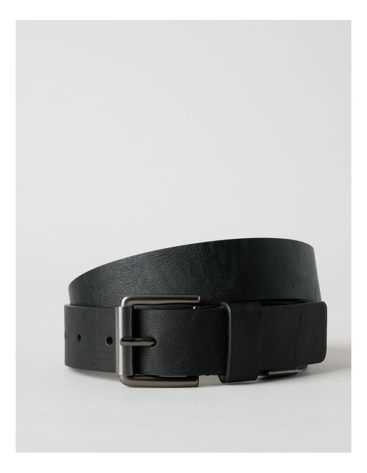 BELT & WALLET GIFT SET BLACK