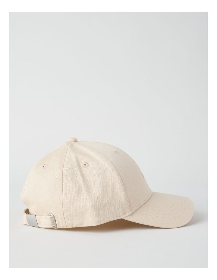 CAP WITH EMBROIDERY NATURAL