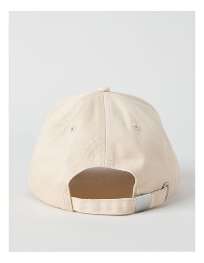 CAP WITH EMBROIDERY NATURAL