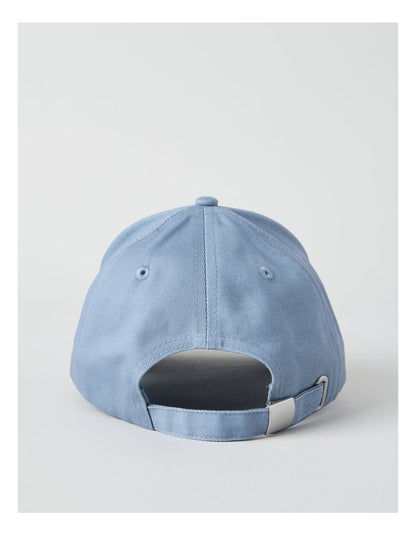 CAP WITH EMBROIDERY DEMIN BLUE