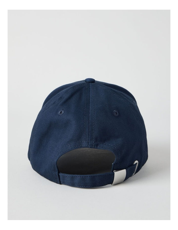 CAP WITH EMBROIDERY NAVY