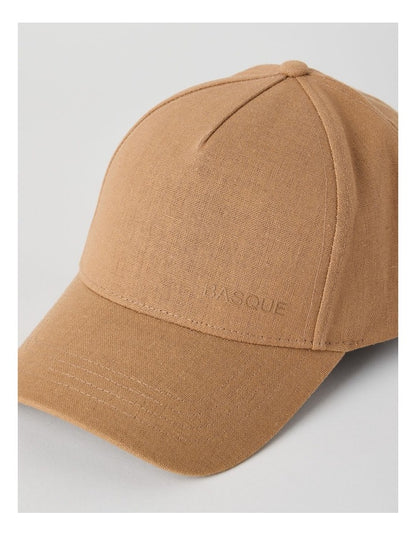 RAISED PRINT CAP TAN