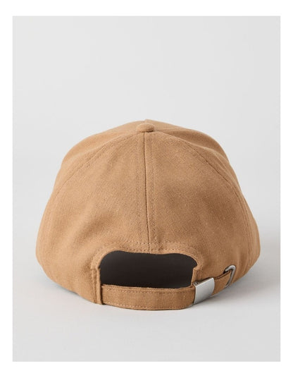 RAISED PRINT CAP TAN