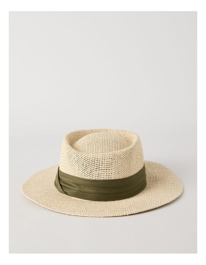 PANAMA HAT OLIVE