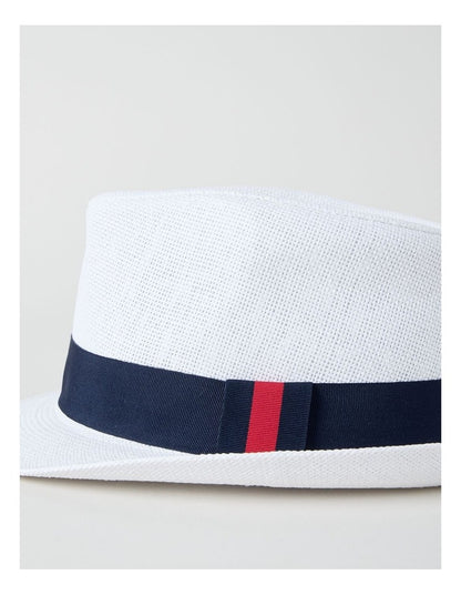 TRILBY HAT WHITE