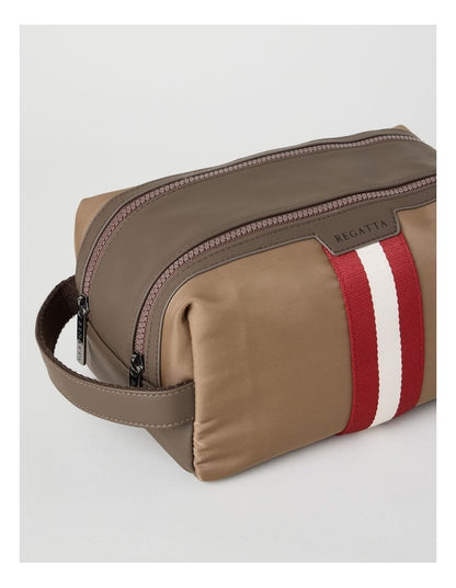 DOUBLE ZIP LARGE CAPACITY WET PACK  NUTMEG