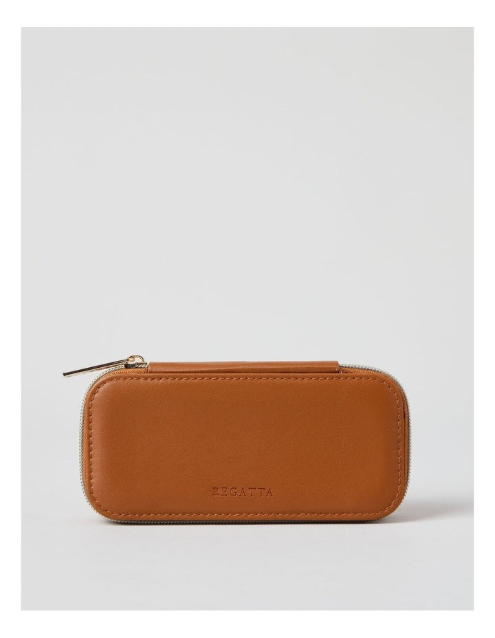 TRAVEL PILL BOX TAN