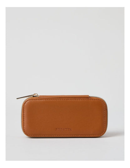 TRAVEL PILL BOX TAN