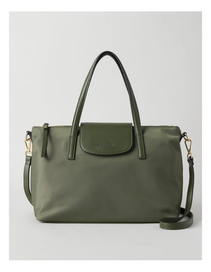 Beaumaris Satchel Bag in Olive