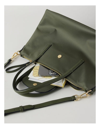 Beaumaris Satchel Bag in Olive