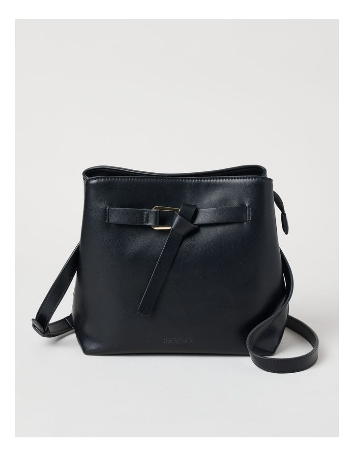 Hampton Crossbody Bag in Black
