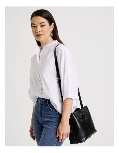Hampton Crossbody Bag in Black