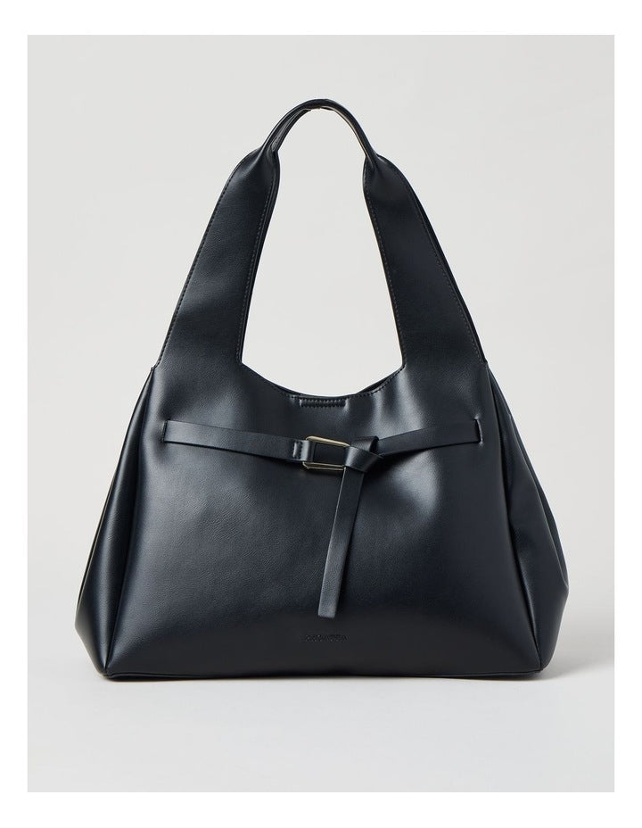 Hampton Shoulder Bag in Black