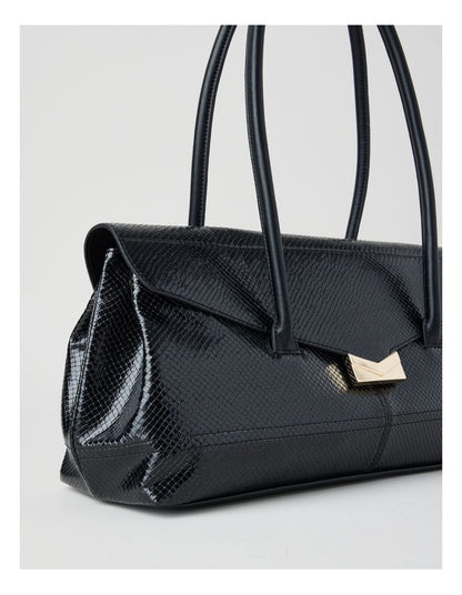 Beck Snake Tote Bag in Black