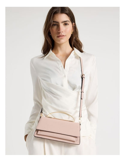 Beckett Clutch Bag in Pink