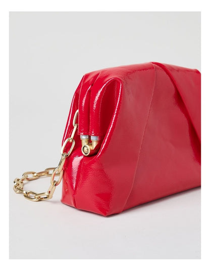 Birdie Clutch Bag in Red