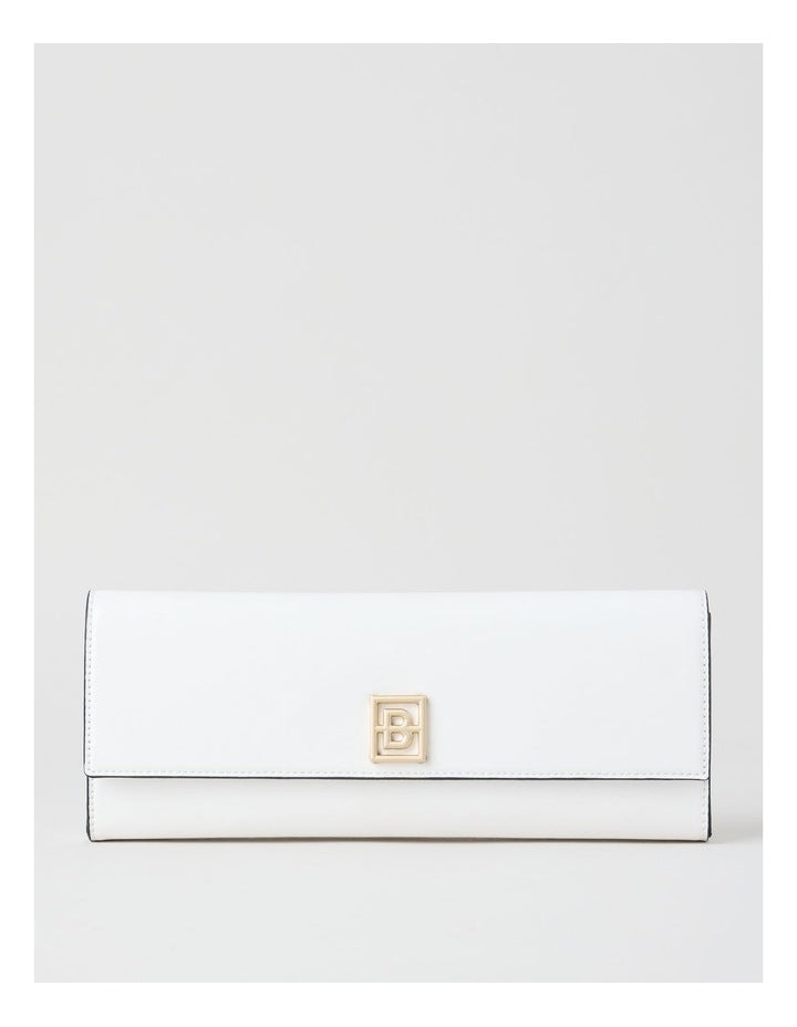Bowie Clutch Bag in White