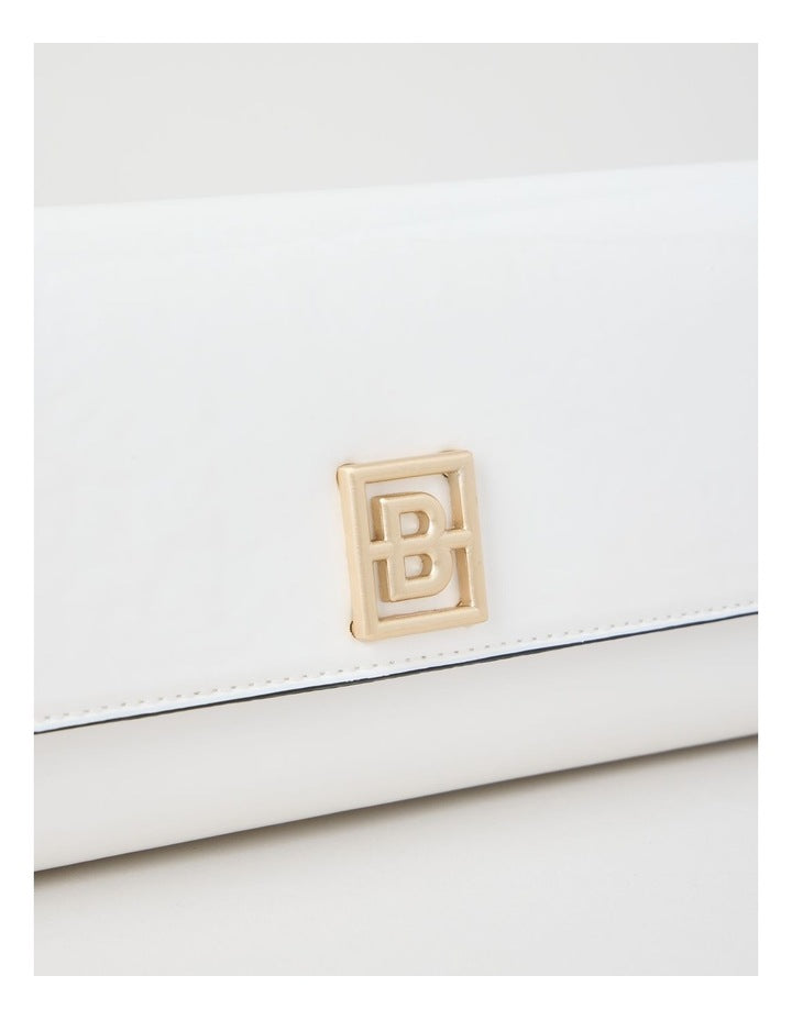 Bowie Clutch Bag in White