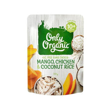 ONLY ORGANIC MANGO CHICKEN & COCONUT RICE 170G